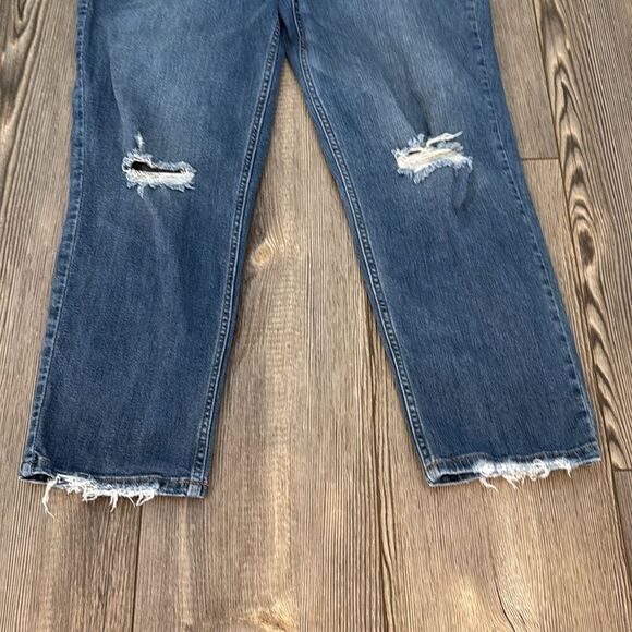 Maurice’s Distressed Knee Button Fly Denim - Picture 2 of 10